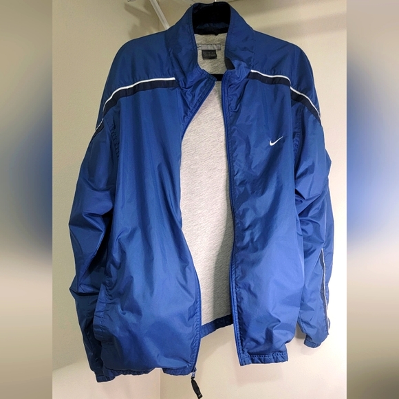Nike Full Zip Blue Track Jacket/Windbreaker Mens XL - Picture 2 of 8
